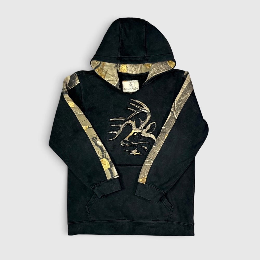 Legendary Whitetails Hoodie - Kid's - M (10/12) - Black